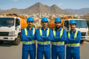 فريق عمل شركة تسليك مجاري بالمدينة المنورة - رواد المدينة